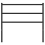 Cabecero de metal negro 100 cm de , Cabeceros y pies de cama - Ref: Foro24-355394, Precio: 21,26 €, Descuento: %