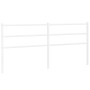 Cabecero de metal blanco 200 cm de , Cabeceros y pies de cama - Ref: Foro24-355452, Precio: 32,26 €, Descuento: %