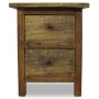 Mesita de noche de madera maciza reciclada 40x30x51 cm de vidaXL, Mesitas de noche - Ref: Foro24-244487, Precio: 99,37 €, Des...
