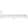 Estructura de cama con cabecero y luces LED blanco 90x190 cm de , Camas y somieres - Ref: Foro24-838743, Precio: 97,72 €, Des...