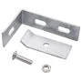 Conector de esquina para pared 10 sets plateado by vidaXL, Accessories for gates and fences - Ref: Foro24-144503, Price: 29,1...
