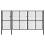 Anthrazitgraues Gartentor aus Stahl 400x150 cm von vidaXL, Gartentore - Ref: Foro24-144331, Preis: 533,50 €, Rabatt: %