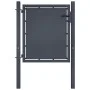 Anthrazitgraues Gartenzauntor aus Stahl 100x75 cm von vidaXL, Gartentore - Ref: Foro24-144517, Preis: 196,64 €, Rabatt: %