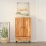 High sideboard solid acacia wood 60x33x100 cm by , Sideboards - Ref: Foro24-356885, Price: 171,83 €, Discount: %