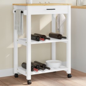 Carrito de cocina MONZA madera maciza de pino 60x40x90 cm de , Carros de cocina y comedor - Ref: Foro24-376093, Precio: 101,7...