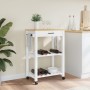 Carrito de cocina MONZA madera maciza de pino 60x40x90 cm de , Carros de cocina y comedor - Ref: Foro24-376093, Precio: 101,7...