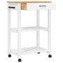 Carrito de cocina MONZA madera maciza de pino 60x40x90 cm de , Carros de cocina y comedor - Ref: Foro24-376093, Precio: 101,7...