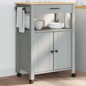 MONZA Küchenwagen aus massivem Kiefernholz 60x40x90 cm von , Küchen- und Speisewagen - Ref: Foro24-376098, Preis: 137,49 €, R...