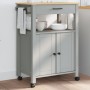 Carrito de cocina MONZA madera maciza de pino 60x40x90 cm de , Carros de cocina y comedor - Ref: Foro24-376098, Precio: 151,4...