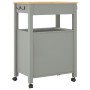 Carrito de cocina MONZA madera maciza de pino 60x40x90 cm de , Carros de cocina y comedor - Ref: Foro24-376098, Precio: 151,4...
