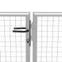Gartentor aus verzinktem Stahl silber 415x225 cm von vidaXL, Gartentore - Ref: Foro24-144302, Preis: 696,78 €, Rabatt: %
