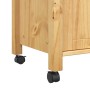 Carrito de cocina MONZA madera maciza de pino 84x40x90 cm de , Carros de cocina y comedor - Ref: Foro24-376109, Precio: 192,0...