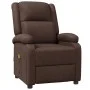 Sillón de masaje cuero sintético marrón de , Sillones de masaje eléctricos - Ref: Foro24-348463, Precio: 206,70 €, Descuento: %