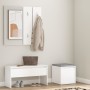 Juego de muebles de recibidor madera contrachapada blanco de , Armarios roperos - Ref: Foro24-3082044, Precio: 110,16 €, Desc...