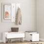 Juego de muebles de recibidor madera contrachapada blanco de , Armarios roperos - Ref: Foro24-3082044, Precio: 110,16 €, Desc...