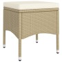 Juego de comedor para jardín de 5 piezas ratán sintético beige de , Conjuntos de jardín - Ref: Foro24-3058330, Precio: 325,04...