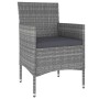 Juego de muebles de jardín 5 piezas ratán sintético gris de , Conjuntos de jardín - Ref: Foro24-3058469, Precio: 203,29 €, De...