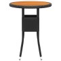 Juego de muebles de jardín de 5 piezas ratán sintético negro de , Conjuntos de jardín - Ref: Foro24-3058476, Precio: 247,52 €...