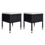 Juego de comedor de jardín de 5 piezas negro de , Conjuntos de jardín - Ref: Foro24-3068747, Precio: 356,14 €, Descuento: %