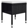 Juego de comedor de jardín de 5 piezas negro de , Conjuntos de jardín - Ref: Foro24-3068747, Precio: 356,14 €, Descuento: %