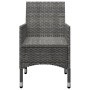 Juego de comedor de jardín de 5 piezas gris de , Conjuntos de jardín - Ref: Foro24-3068696, Precio: 312,89 €, Descuento: %