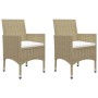 Juego de comedor de jardín de 5 piezas beige de , Conjuntos de jardín - Ref: Foro24-3068745, Precio: 357,08 €, Descuento: %