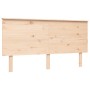 Estructura de cama con cabecero madera maciza 160x200 cm de , Camas y somieres - Ref: Foro24-3193671, Precio: 148,37 €, Descu...