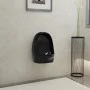 Urinario de pared con válvula de descarga cerámica negro de vidaXL, Urinarios - Ref: Foro24-143988, Precio: 135,51 €, Descuen...