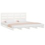 Estructura de cama madera maciza de pino blanco 120x190 cm de , Camas y somieres - Ref: Foro24-3190501, Precio: 214,13 €, Des...