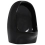 Urinario de pared con válvula de descarga cerámica negro de vidaXL, Urinarios - Ref: Foro24-143988, Precio: 120,21 €, Descuen...