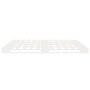 Estructura de cama madera maciza de pino blanco 120x190 cm de , Camas y somieres - Ref: Foro24-3190501, Precio: 214,13 €, Des...