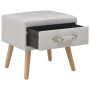 Mesita de noche blanco 40x35x40 cm cuero sintético de vidaXL, Mesitas de noche - Ref: Foro24-247536, Precio: 53,89 €, Descuen...