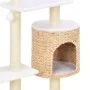 Rascador para gatos de hierba marina con poste de sisal de vidaXL, Mobiliario para gatos - Ref: Foro24-170733, Precio: 83,24 ...