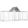 Galvanized steel chicken coop 3x1x1.5 m by vidaXL, Cages and habitats for small animals - Ref: Foro24-144559, Price: 191,28 €...