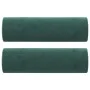 Sofá de 2 plazas con cojines terciopelo verde oscuro 140 cm de , Sofás - Ref: Foro24-3200883, Precio: 237,79 €, Descuento: %