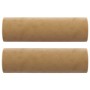 Sofá de 2 plazas con cojines terciopelo marrón 140 cm de , Sofás - Ref: Foro24-3200888, Precio: 229,72 €, Descuento: %