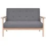 Juego de sofás de tela de 2 piezas color gris oscuro de , Sofás - Ref: Foro24-274923, Precio: 376,87 €, Descuento: %