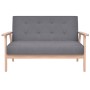 Juego de sofás de tela de 2 piezas color gris oscuro de , Sofás - Ref: Foro24-274923, Precio: 383,58 €, Descuento: %