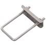 Conector en U para postes de valla 25 sets 60x40 mm de vidaXL, Accesorios para rejas y vallas - Ref: Foro24-144504, Precio: 4...
