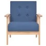 Juego de sofás de 3 piezas tela azul de , Sofás - Ref: Foro24-279146, Precio: 588,06 €, Descuento: %