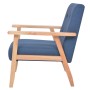 Juego de sofás de 3 piezas tela azul de , Sofás - Ref: Foro24-279146, Precio: 600,43 €, Descuento: %