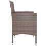 Juego de silla de jardín y taburete 4 piezas ratán PE marrón de , Sillas de jardín - Ref: Foro24-310613, Precio: 201,86 €, De...