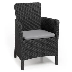 Keter Silla de comedor de jardín Trenton grafito de , Sillas de jardín - Ref: Foro24-408946, Precio: 95,18 €, Descuento: %