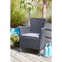 Keter Silla de comedor de jardín Trenton grafito de , Sillas de jardín - Ref: Foro24-408946, Precio: 94,91 €, Descuento: %