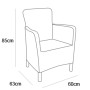 Keter Silla de comedor de jardín Trenton grafito de , Sillas de jardín - Ref: Foro24-408946, Precio: 94,91 €, Descuento: %
