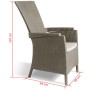 Keter Silla de jardín reclinable Vermont capuchino 238449 de , Sillas de jardín - Ref: Foro24-420019, Precio: 109,90 €, Descu...