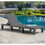 Keter Tumbona con cojín Daytona color grafito de , Tumbonas - Ref: Foro24-441306, Precio: 157,93 €, Descuento: %