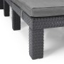 Keter Tumbona con cojín Daytona color grafito de , Tumbonas - Ref: Foro24-441306, Precio: 157,93 €, Descuento: %