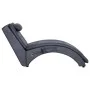Diván de masaje con almohada de piel de ante artificial gris de , Divanes - Ref: Foro24-281350, Precio: 231,68 €, Descuento: %