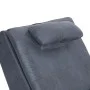 Diván de masaje con almohada de piel de ante artificial gris de , Divanes - Ref: Foro24-281350, Precio: 231,68 €, Descuento: %